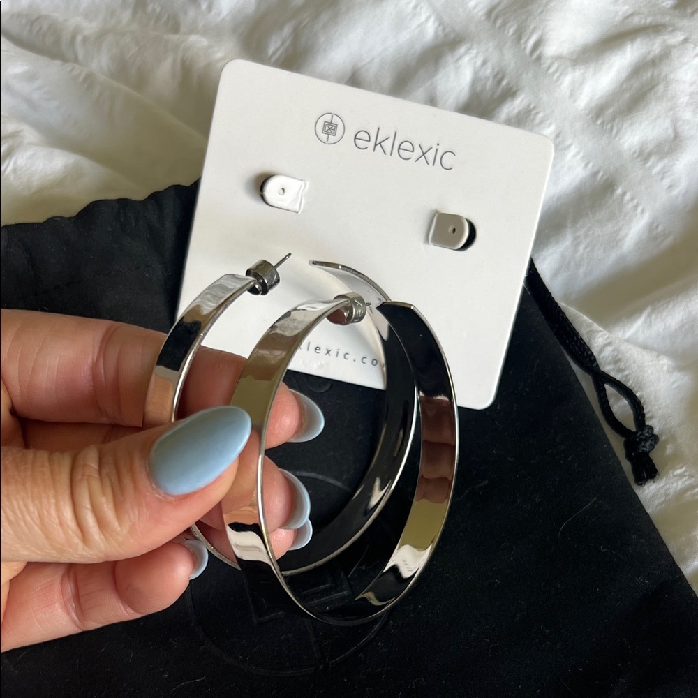 Silver Hoop Earrings